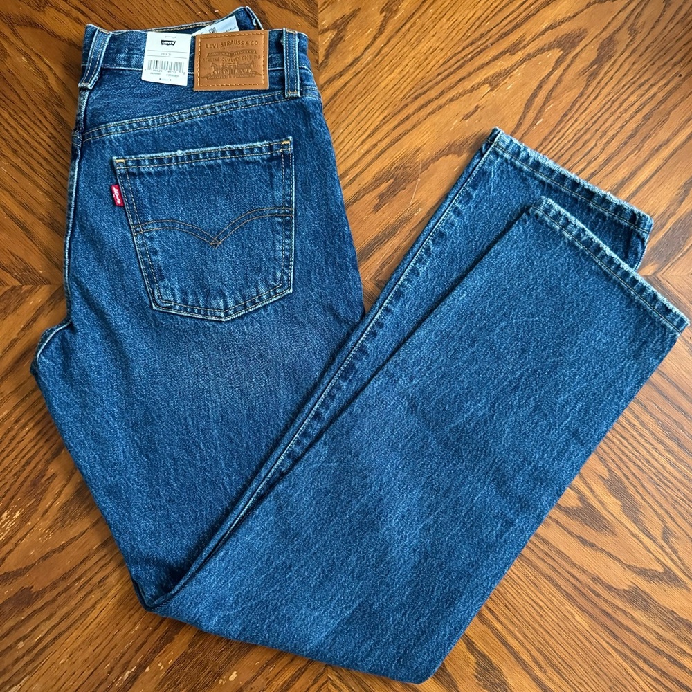 Levi's Women's Straight Blue Jeans
